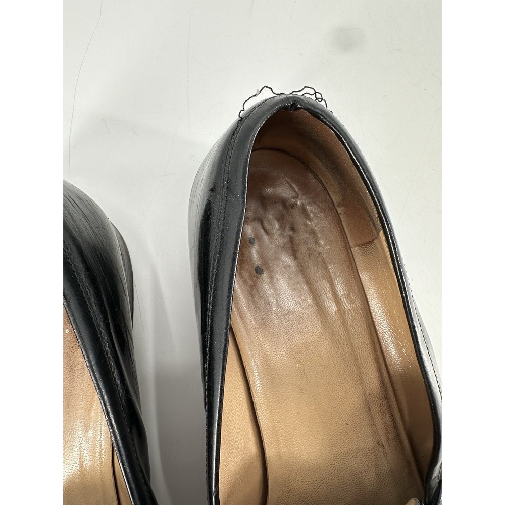 GUCCI Loafers‎ Leather Shoes Pumps Women's Size 38 C Black - Picture 4 of 14